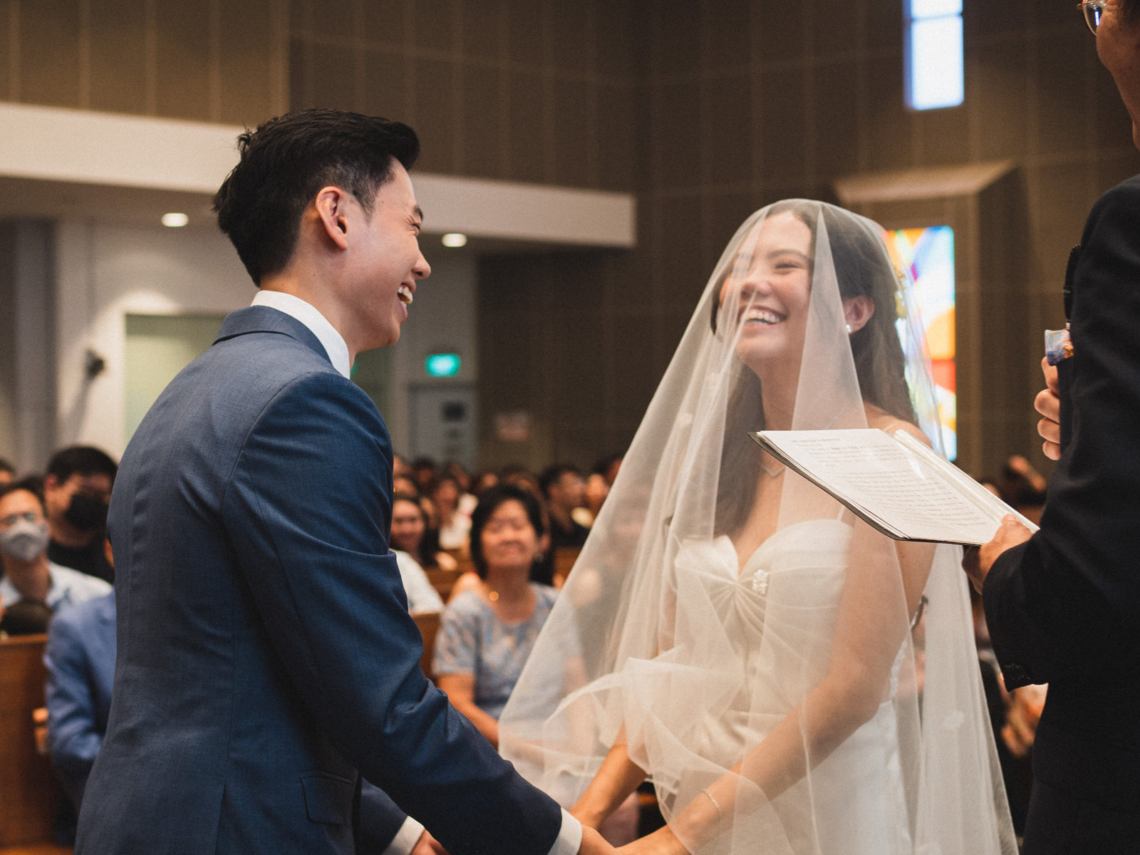A wedding celebration in Singapore